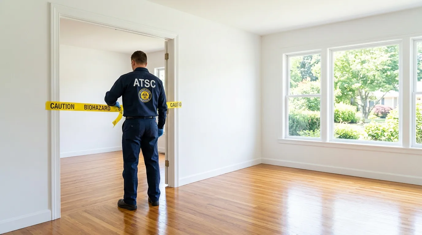 Certified biohazard cleanup crew performing Crime Scene Cleanup in Alice
