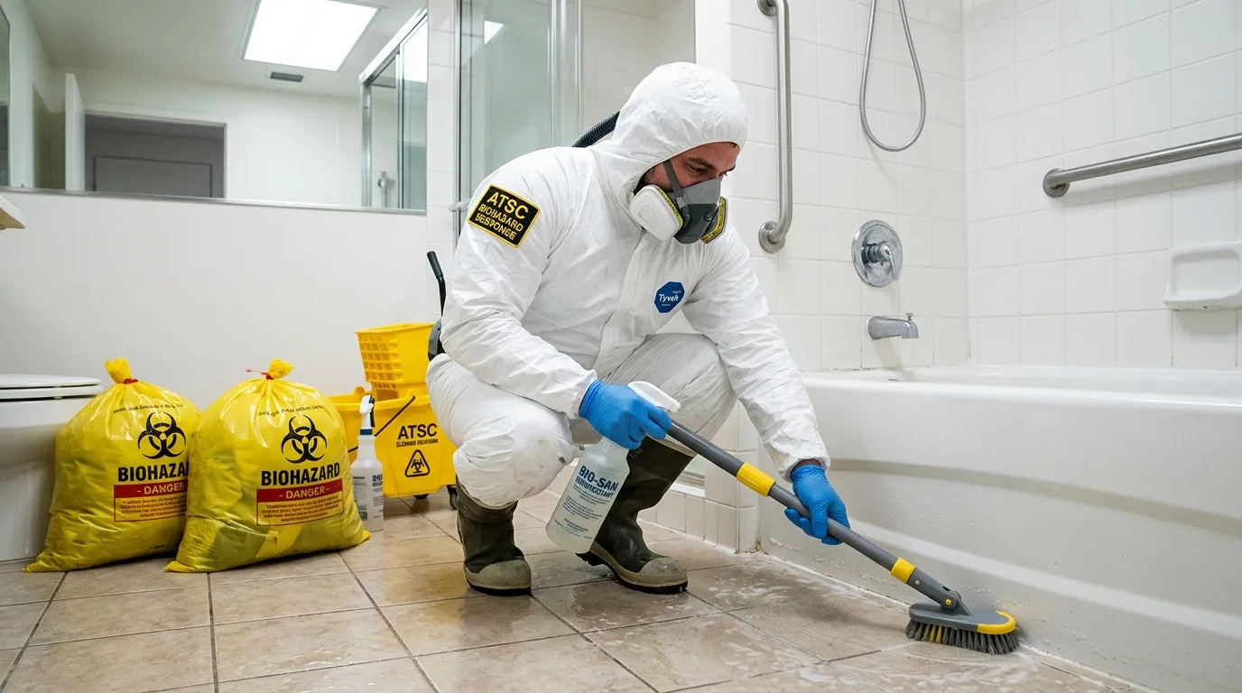 Decontamination equipment deployed for Blood Cleanup in Alice